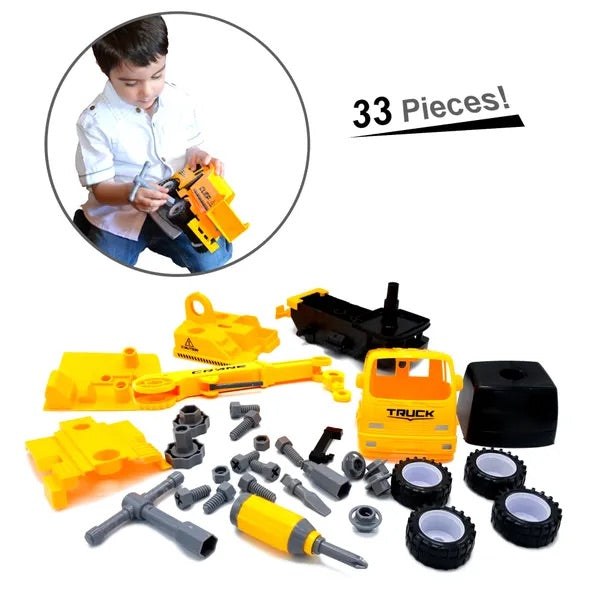 construct a truck - mixer or crane