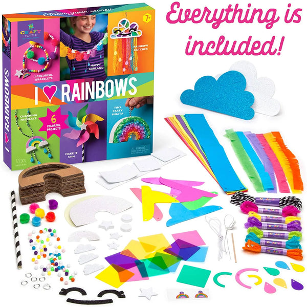 i love rainbows craft kit