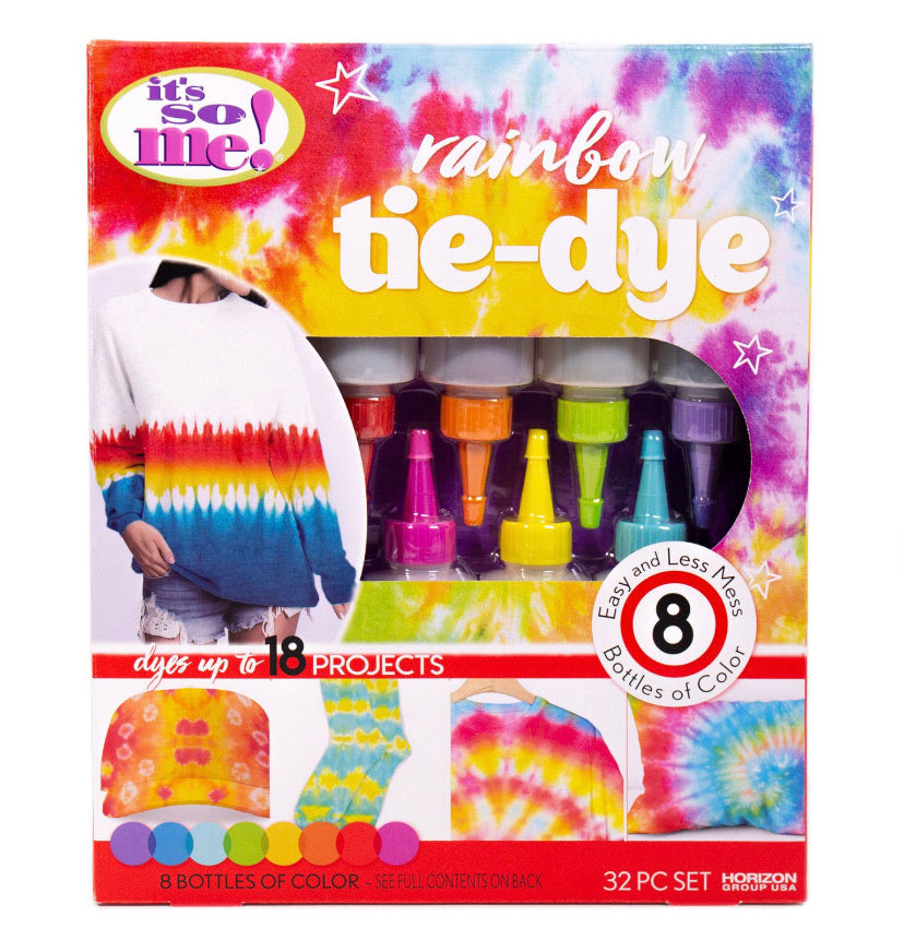 tie dye - rainbow or neon glow