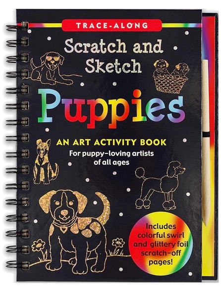 scratch and sketch - puppies