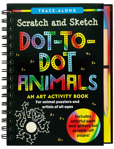 scratch and sketch - dot-to-dot animals