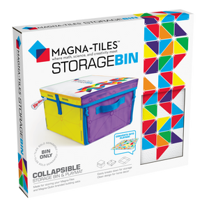 magna -tiles storage bin and interactive playmat
