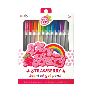 very berry strawberry scented gel pens