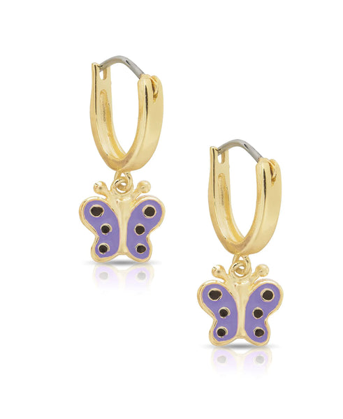 hanging earrings - butterfly or hearts