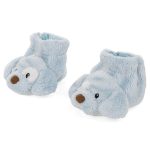 rattle booties - dog or unicorn