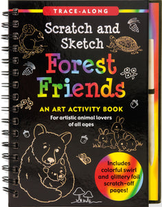 scratch and sketch - forest friends