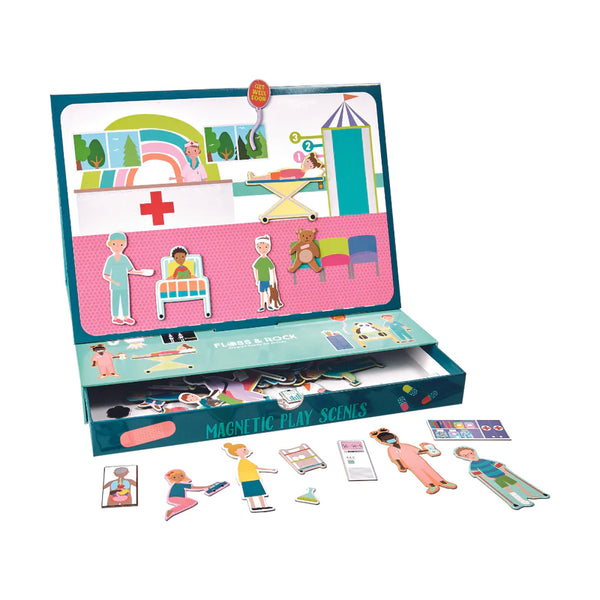 magnetic play set - pets or happy hospital