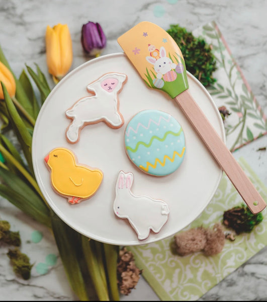 spring fling cookie cutter set with spatula