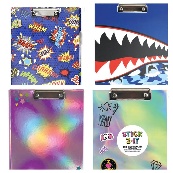 clipboard set - assorted designs