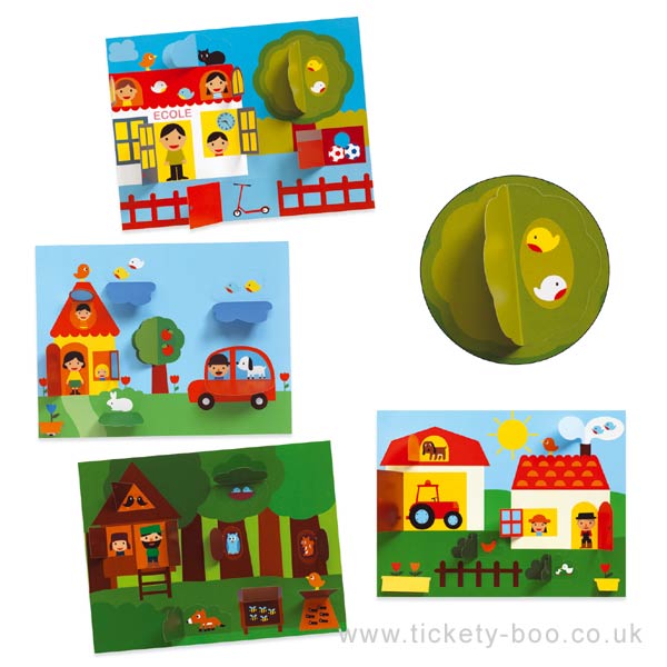 hide and seek collage craft kit