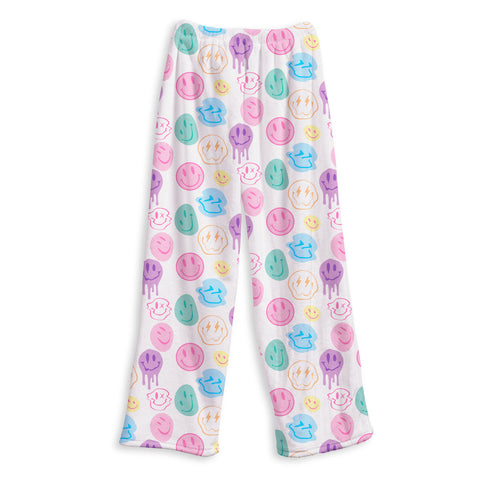 smiley fuzzie pants