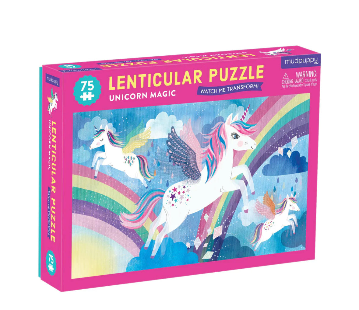 unicorn magic - 75 piece lenticular puzzle