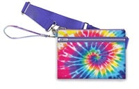 canvass 3 in 1 crossbody, pouch/belt bag tie dye