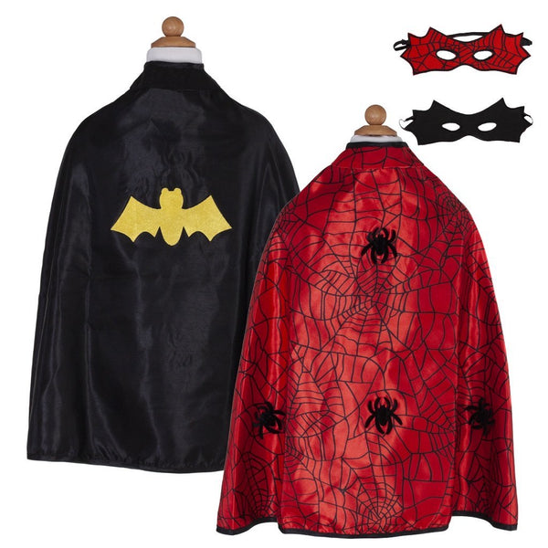 spider/bat cape and mask