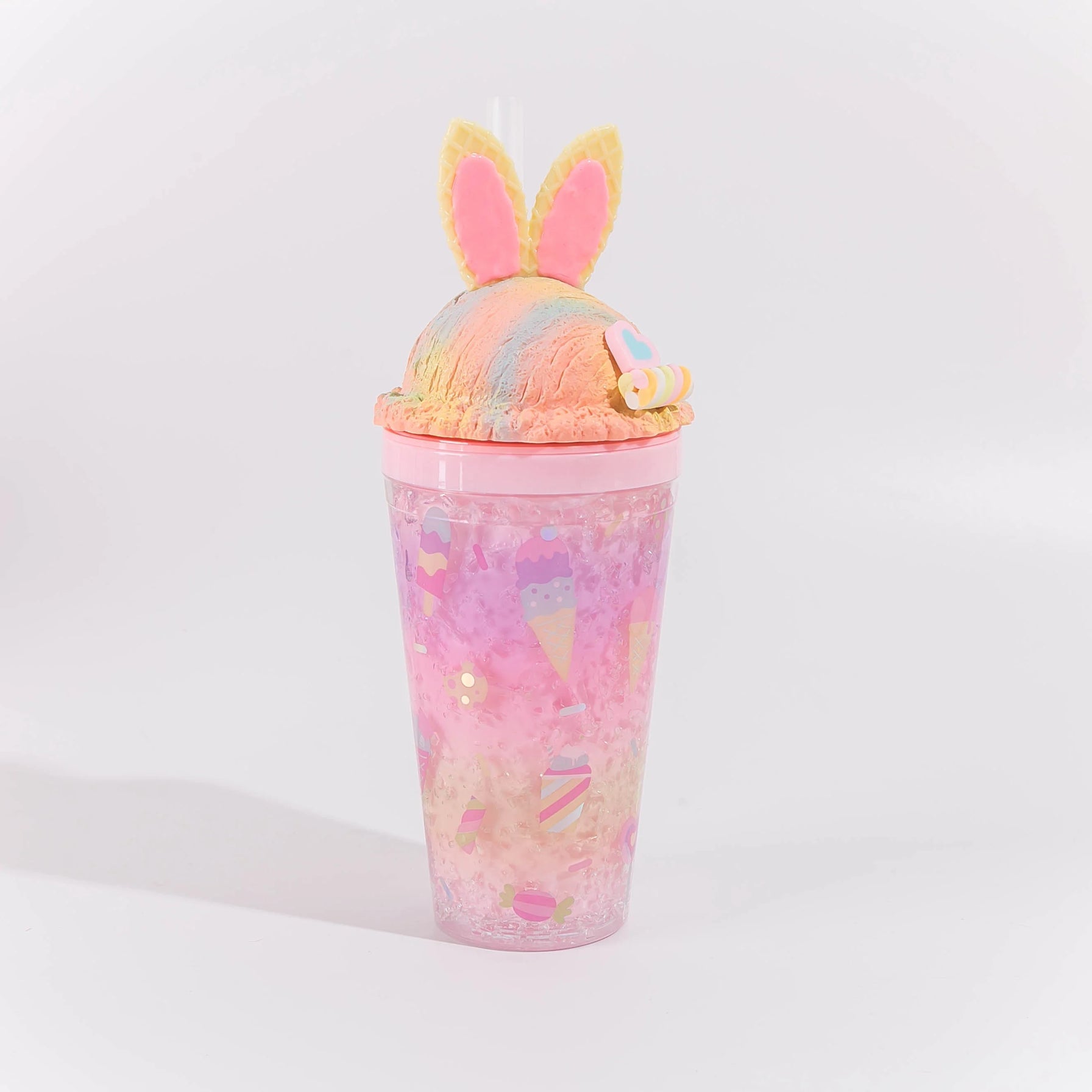 sweets rainbow bunny tumbler