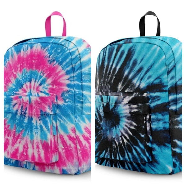 tie dye canvas backpack