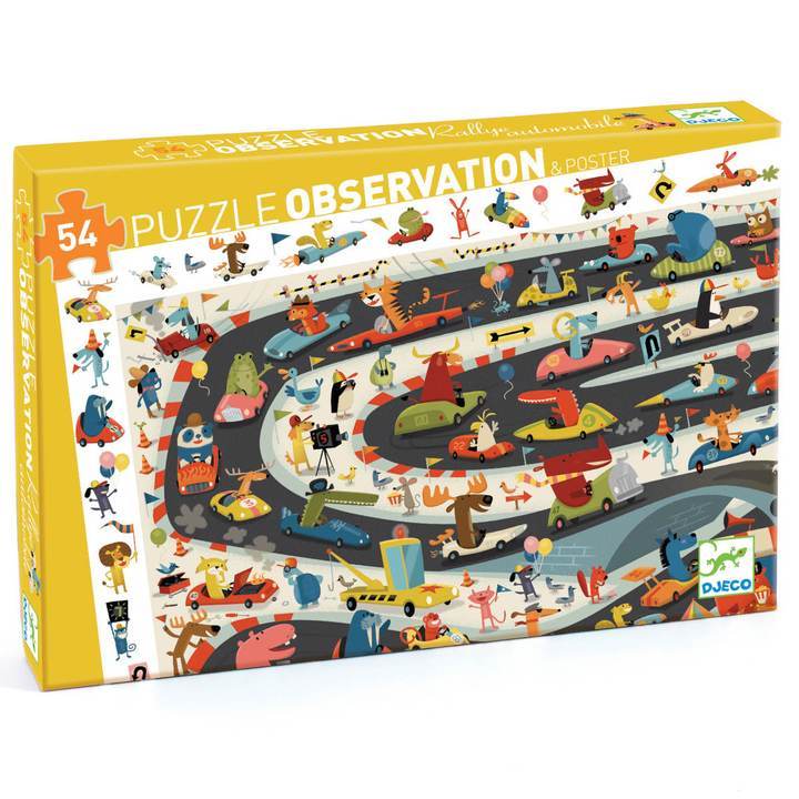 observation automobile rally puzzle