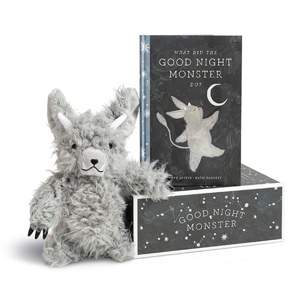 good night monster - a storybook and plush