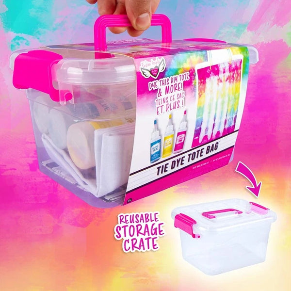tie dye tote design crate