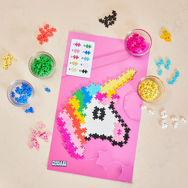 puzzle by number - unicorn