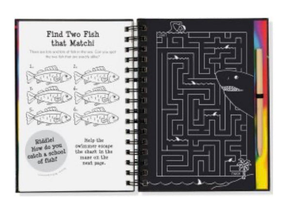 scratch and sketch - games and puzzles