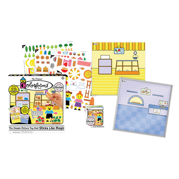 Colorforms picture playset - market