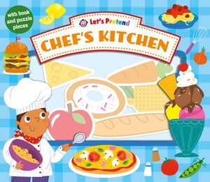 let's pretend: builder's tool kit, chef’s kitchen, princess party, or firefighter