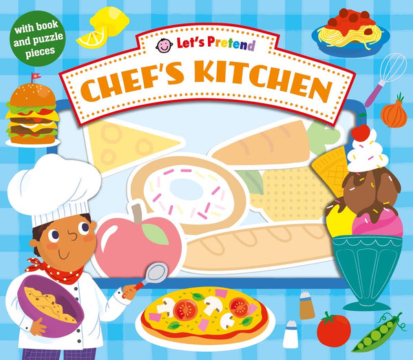 let's pretend: builder's tool kit, chef’s kitchen, princess party, or firefighter