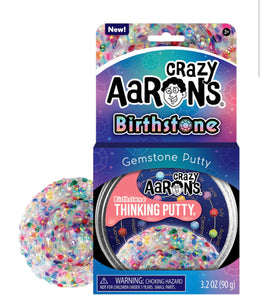 crazy aaron’s thinking putty - birthstone