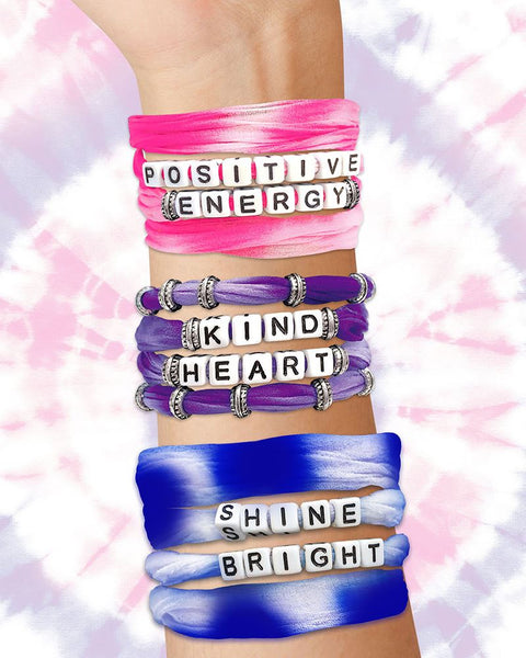 tie dye wrap bracelet design kit
