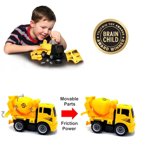 construct a truck - mixer or crane