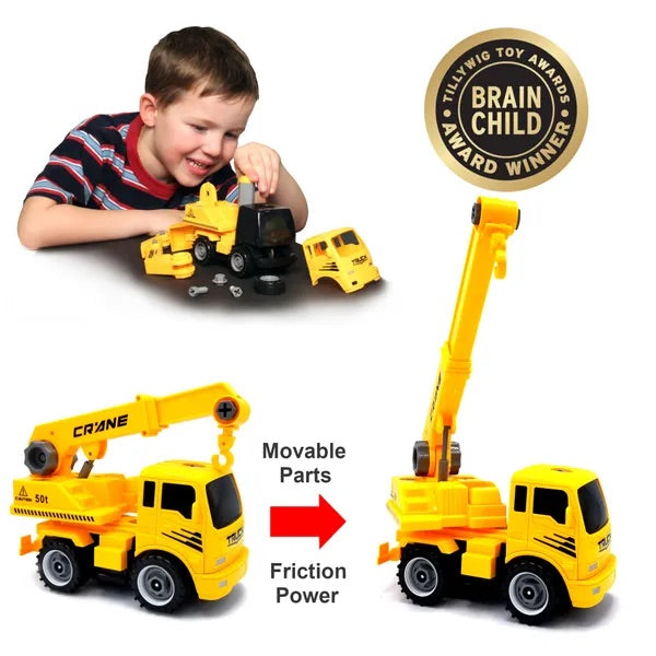 construct a truck - mixer or crane
