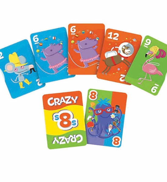 classic card games - go fish and crazy 8’s