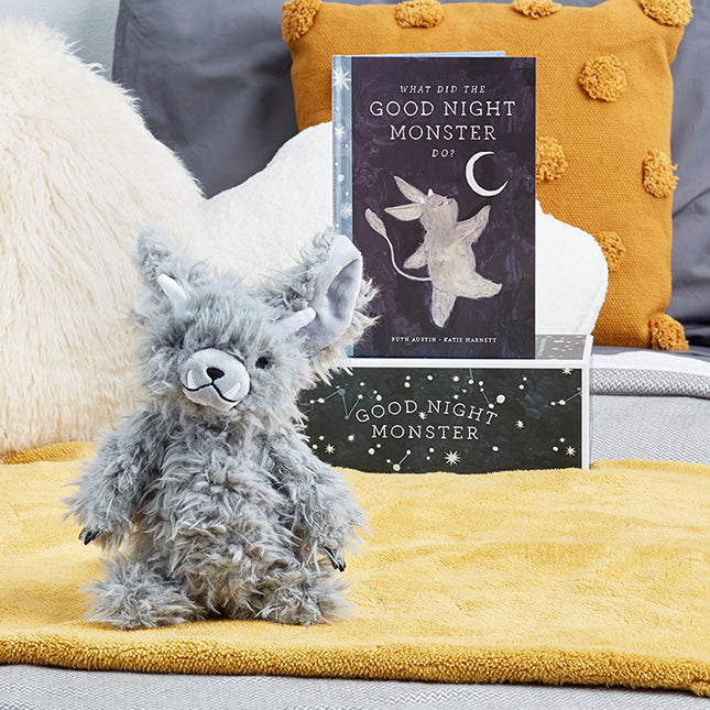 good night monster - a storybook and plush