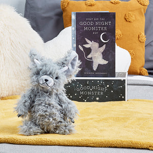good night monster - a storybook and plush