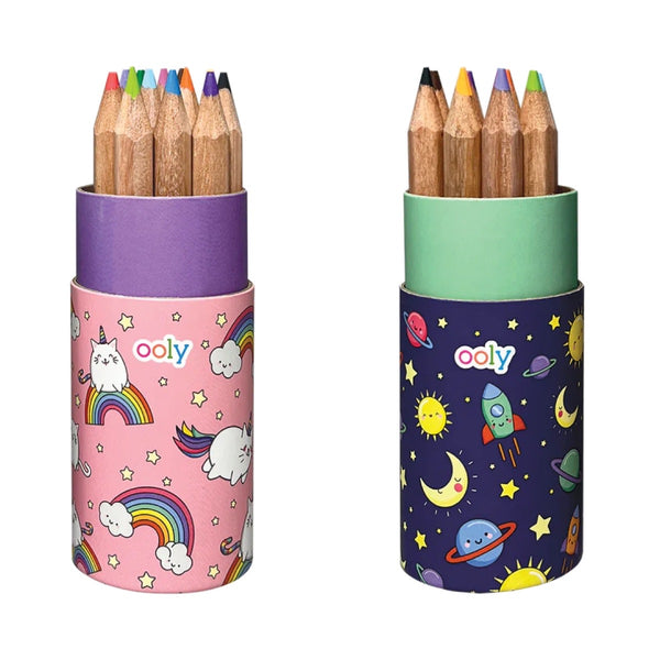 draw and doodle mini colored pencils and sharpener