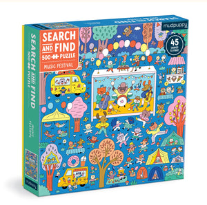 search & find music festival - 500 piece puzzle