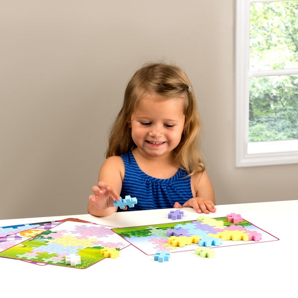 plus-plus big - pastel picture puzzle