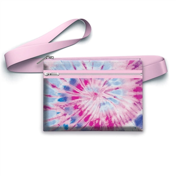 canvass 3 in 1 crossbody, pouch/belt bag tie dye