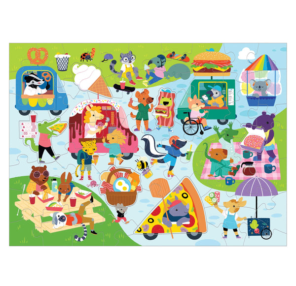 food festival scratch & sniff - 60 piece puzzle