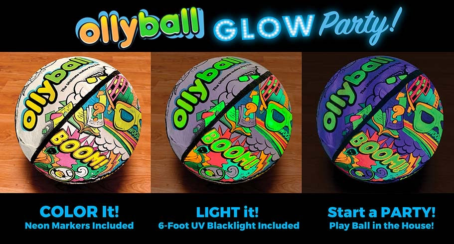 Glow in the Dark Kickerball - Curve and Swerve Soccer Ball – Olly-Olly