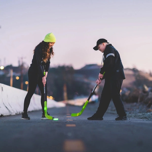nightball led light up hockey set