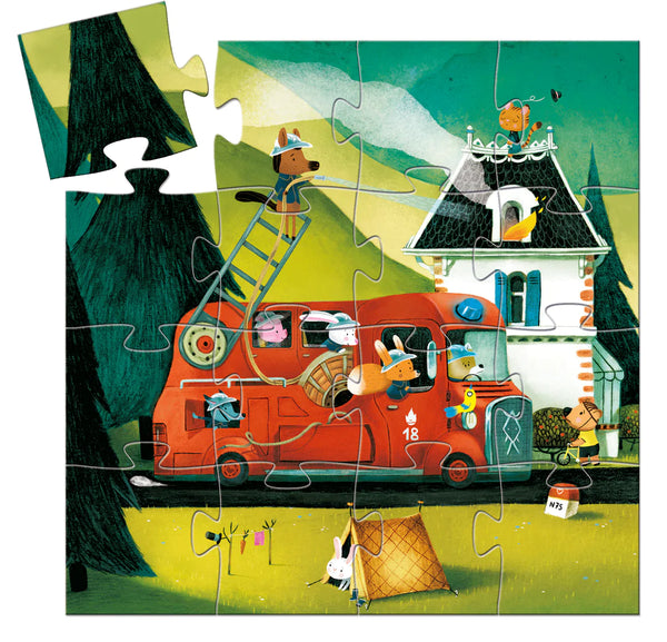 mini fire truck puzzle