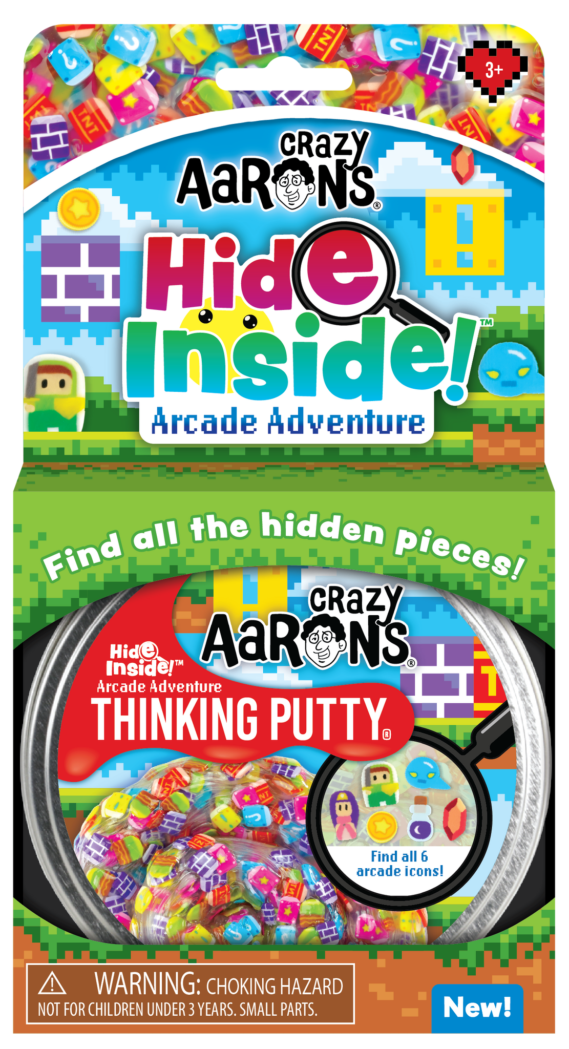 crazy aaron’s thinking putty - hide inside!