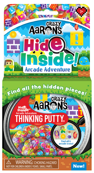 crazy aaron’s thinking putty - hide inside!