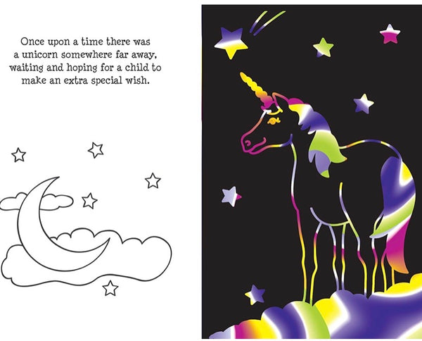 scratch and sketch - unicorn adventure