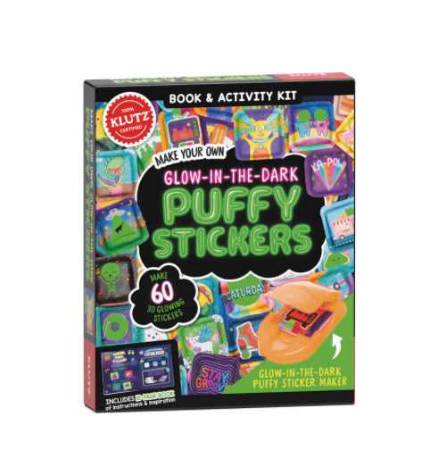 make your own glow in the dark puffy stickers