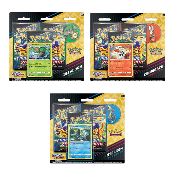 pokemon crown zenith pin collection