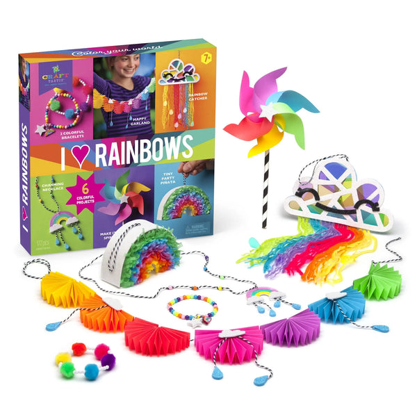 i love rainbows craft kit