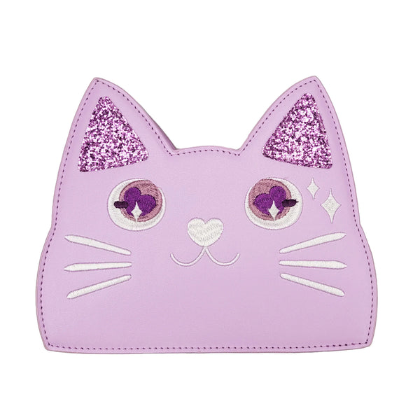 heart-eyed kitty handbag